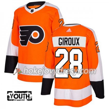 Dětské Hokejový Dres Philadelphia Flyers Claude Giroux 28 Adidas 2017-2018 Oranžová Authentic